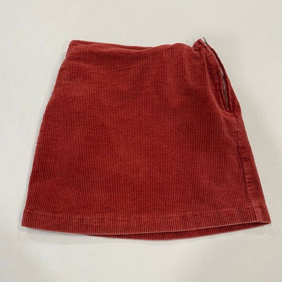 Lulus Red Corduroy Mini Skirt Women’s XS - Picture 1 of 7